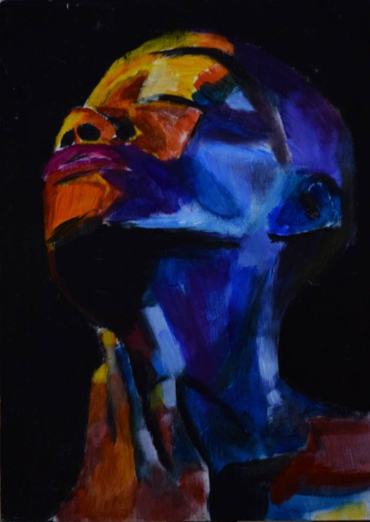 pintura acrilica retrato